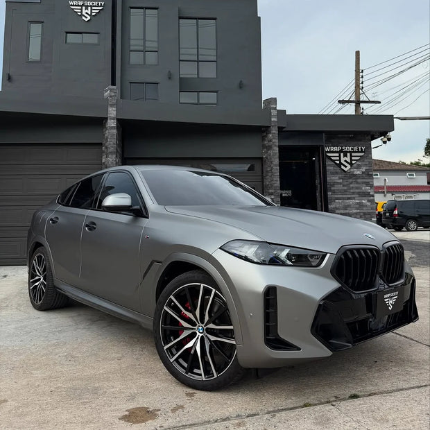 SATIN LIQUID METALLIC SILVER
