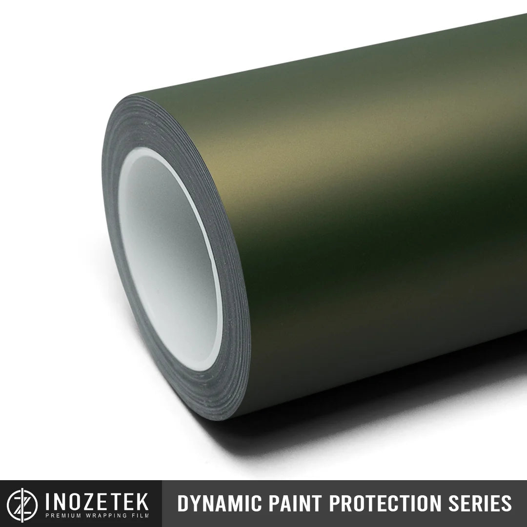 FROZEN MATTE LIQUID METALLIC TITANIUM GREEN