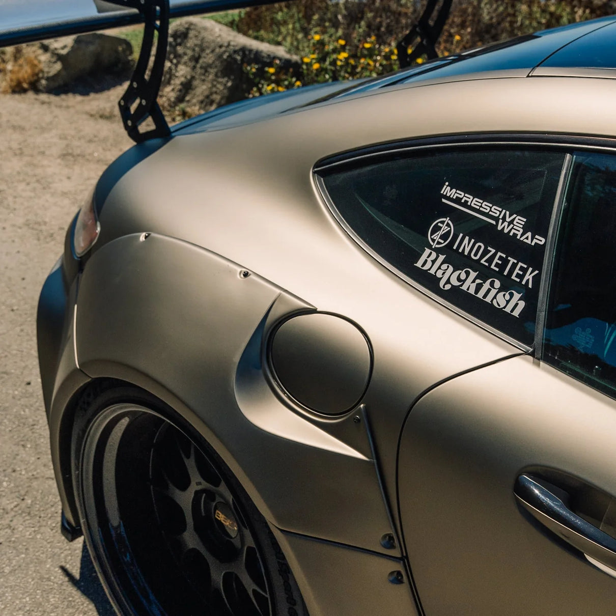 SATIN LIQUID METALLIC TITANIUM