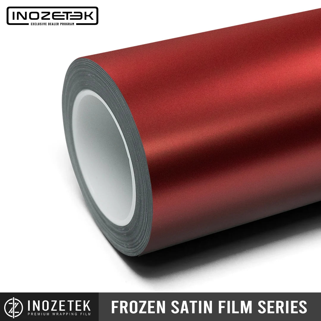 FROZEN SATIN ALUMINUM RED