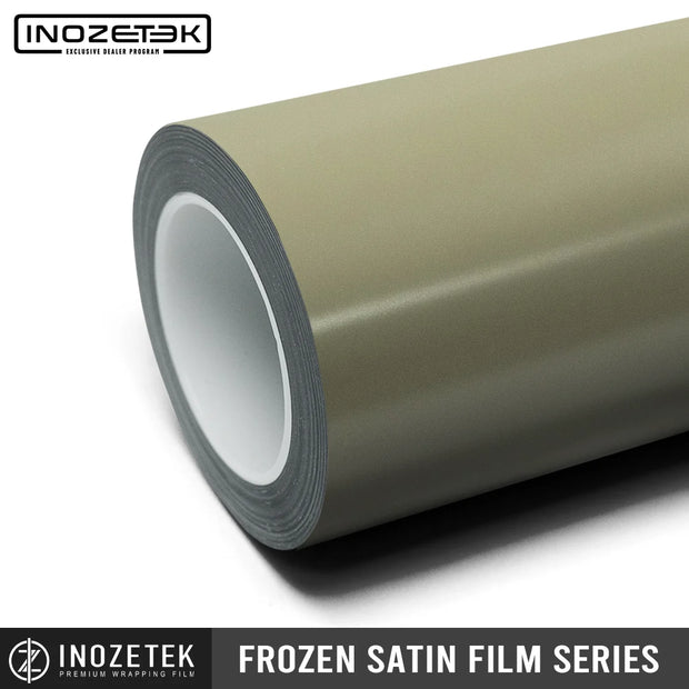 FROZEN SATIN KHAKI GREEN