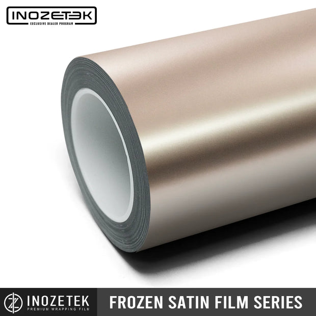 FROZEN SATIN LIQUID METALLIC CHAMPAGNE