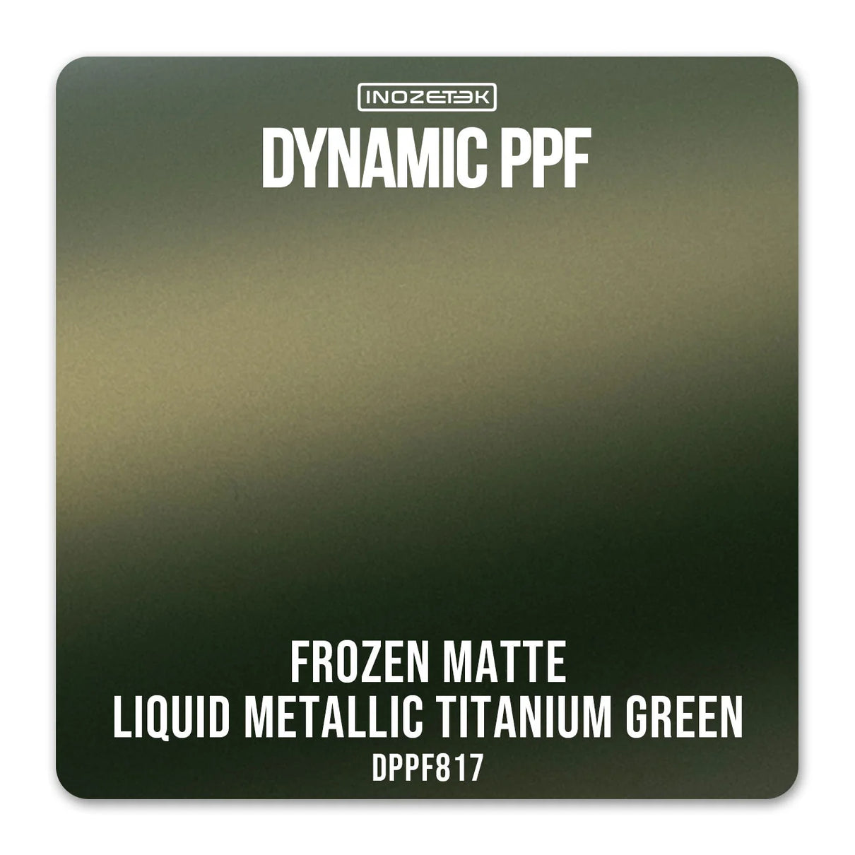 FROZEN MATTE LIQUID METALLIC TITANIUM GREEN