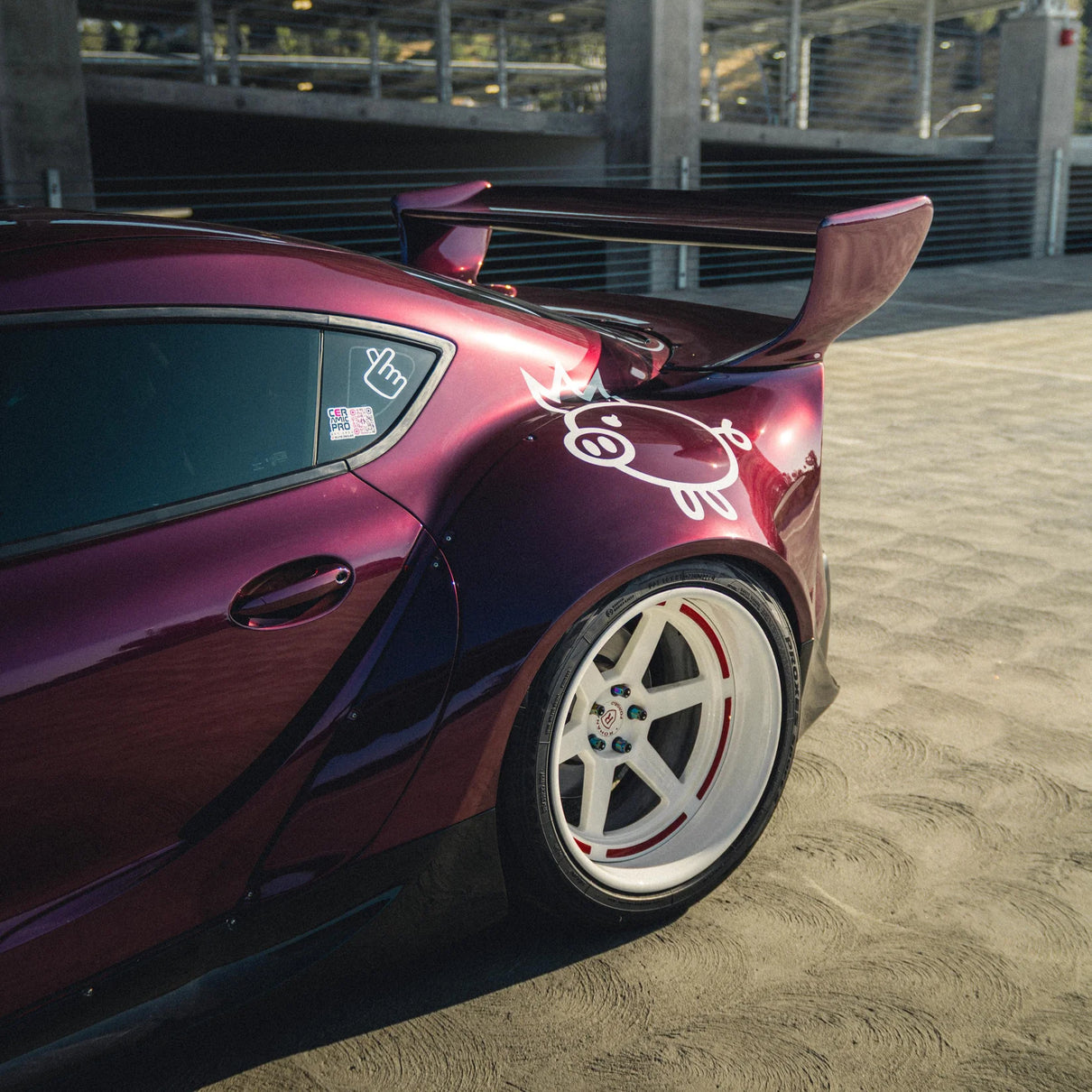 BUNNY ONE PURPLE METALLIC