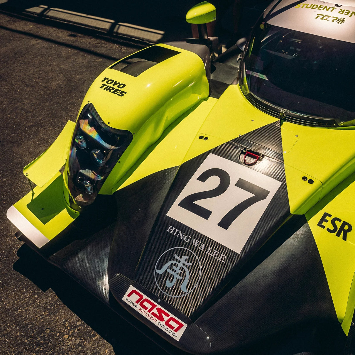 STUDENT DRIVER RACING GREEN
