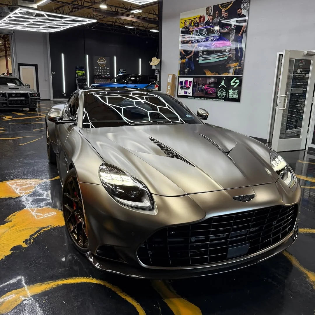 FROZEN SATIN METALLIC ALUMINUM GREY