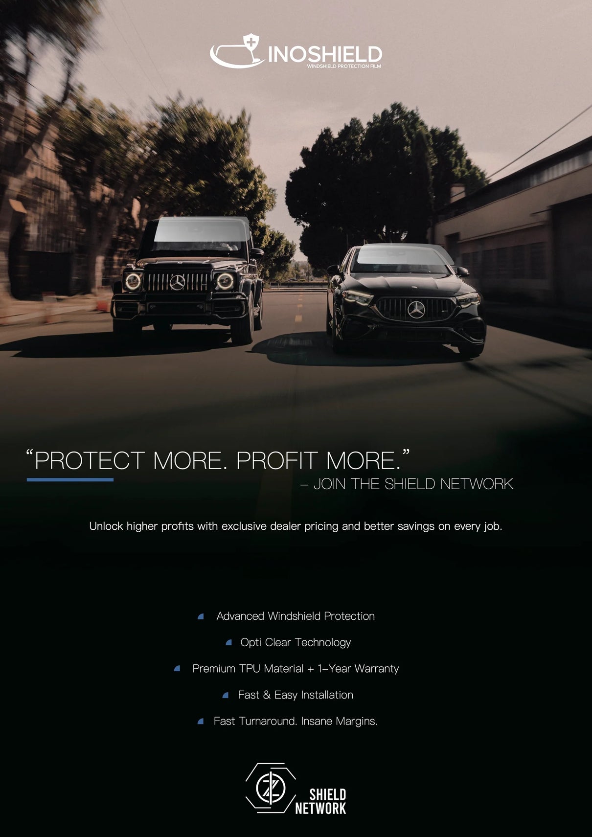 ADVANCED WINDSHIELD PROTECTION FILM 6.0MIL